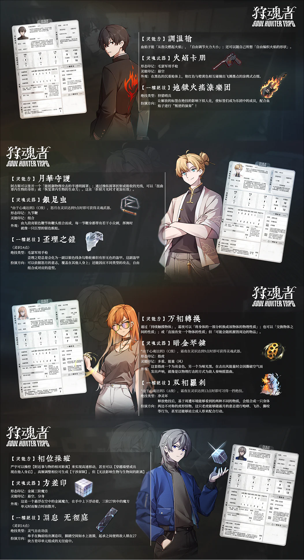 《狩魂者》众筹活动社交媒体宣传素材