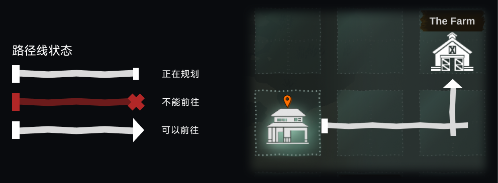 新版格子地图中的路径规划与目的地详情